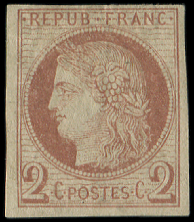 * 15    2c. Rouge-brun, Gomme Partielle, Sinon TB - Autres & Non Classés