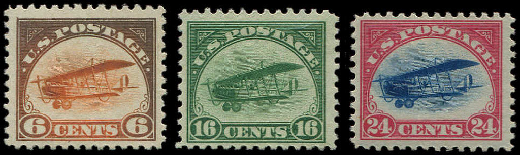 * ETATS-UNIS PA 1/3 : Curtiss "Jenny", N°1 Oxydé, Forte Ch., TB - Autres & Non Classés