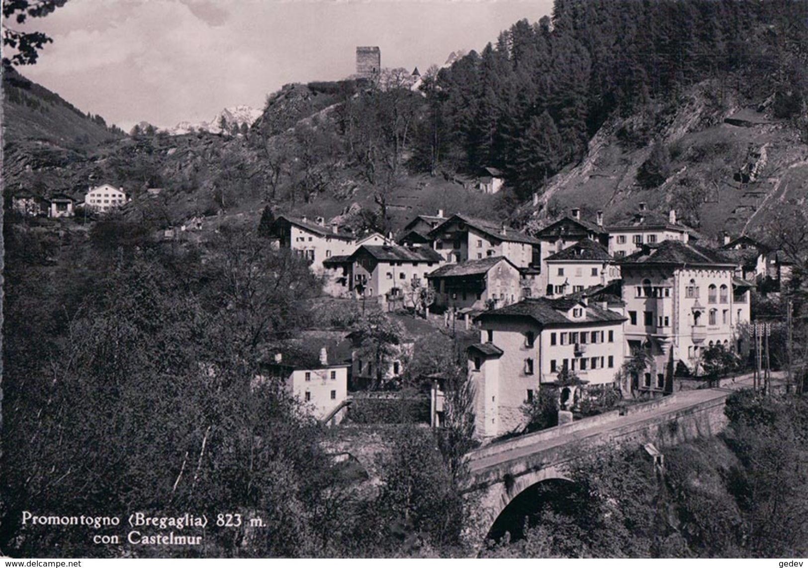 Promontogno, Val Bregaglia (8529) 10x15 - Bregaglia