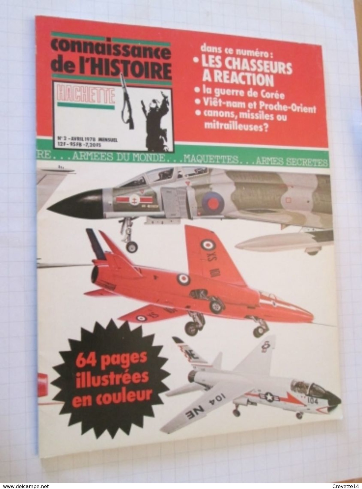 Revue Sur Le Militaria , Les Guerres Du 20e Siècle CONNAISSANCE DE L'HISTOIRE N°2 De 1978 SPECIAL CHASSEURS A REACTION ; - Vliegtuig