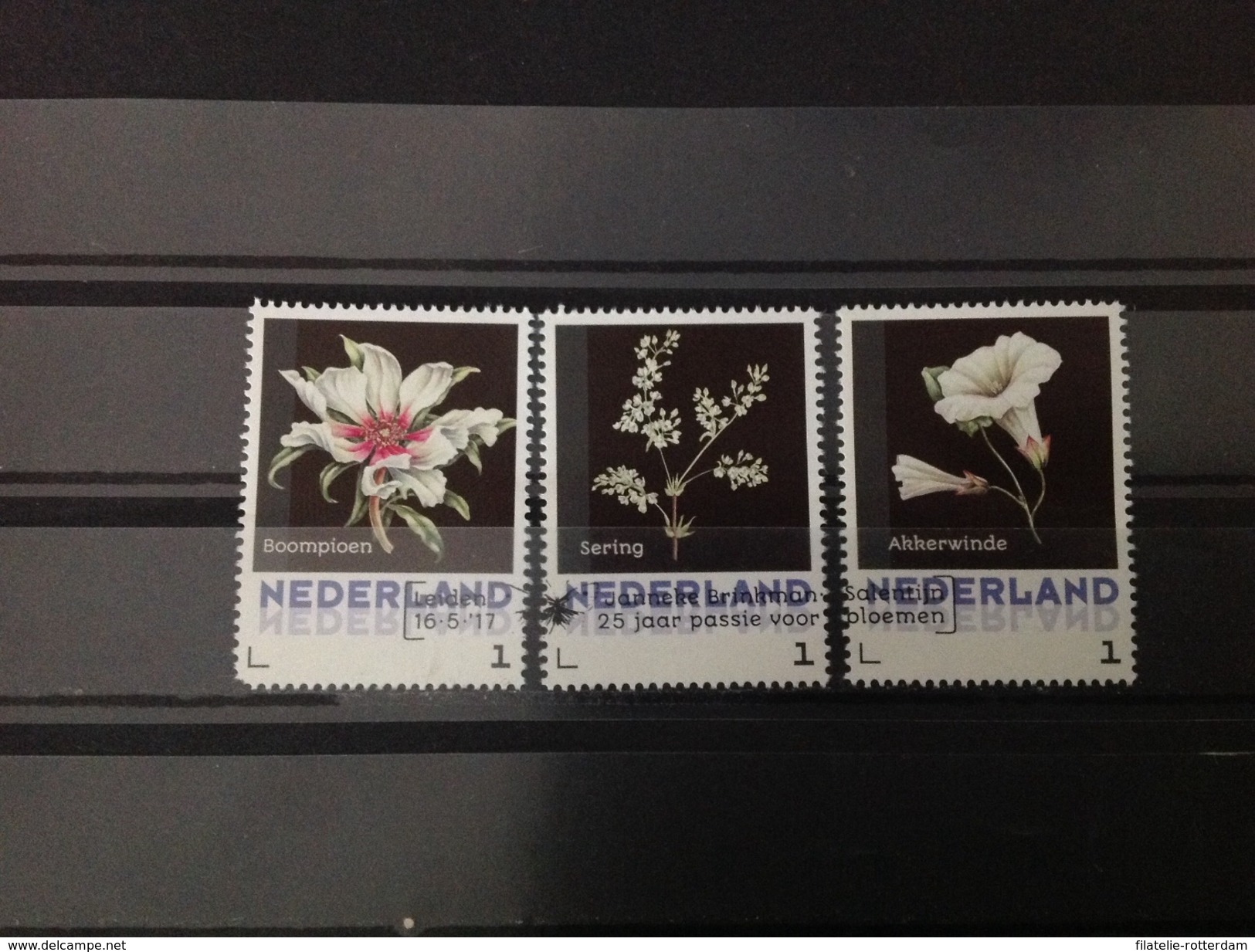 Nederland / The Netherlands - Complete Set 25 Jaar Passie Voor Bloemen 2017 - Oblitérés