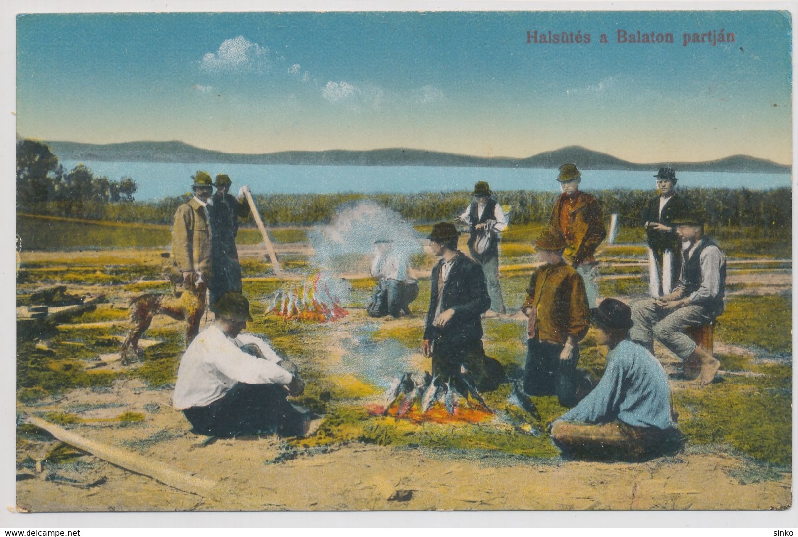 Cooking Fish On The Bank Of The Balaton - Hungary