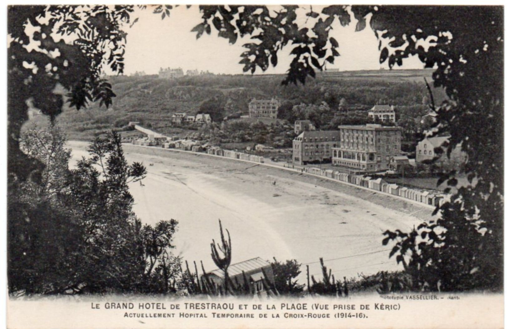 Côtes D'Armor - TRESTRAOU - Perros-Guirec - Actuellement Hôpital Militaire, Grand Hôtel De La Plage - Kéric -1916 - La Tranche Sur Mer