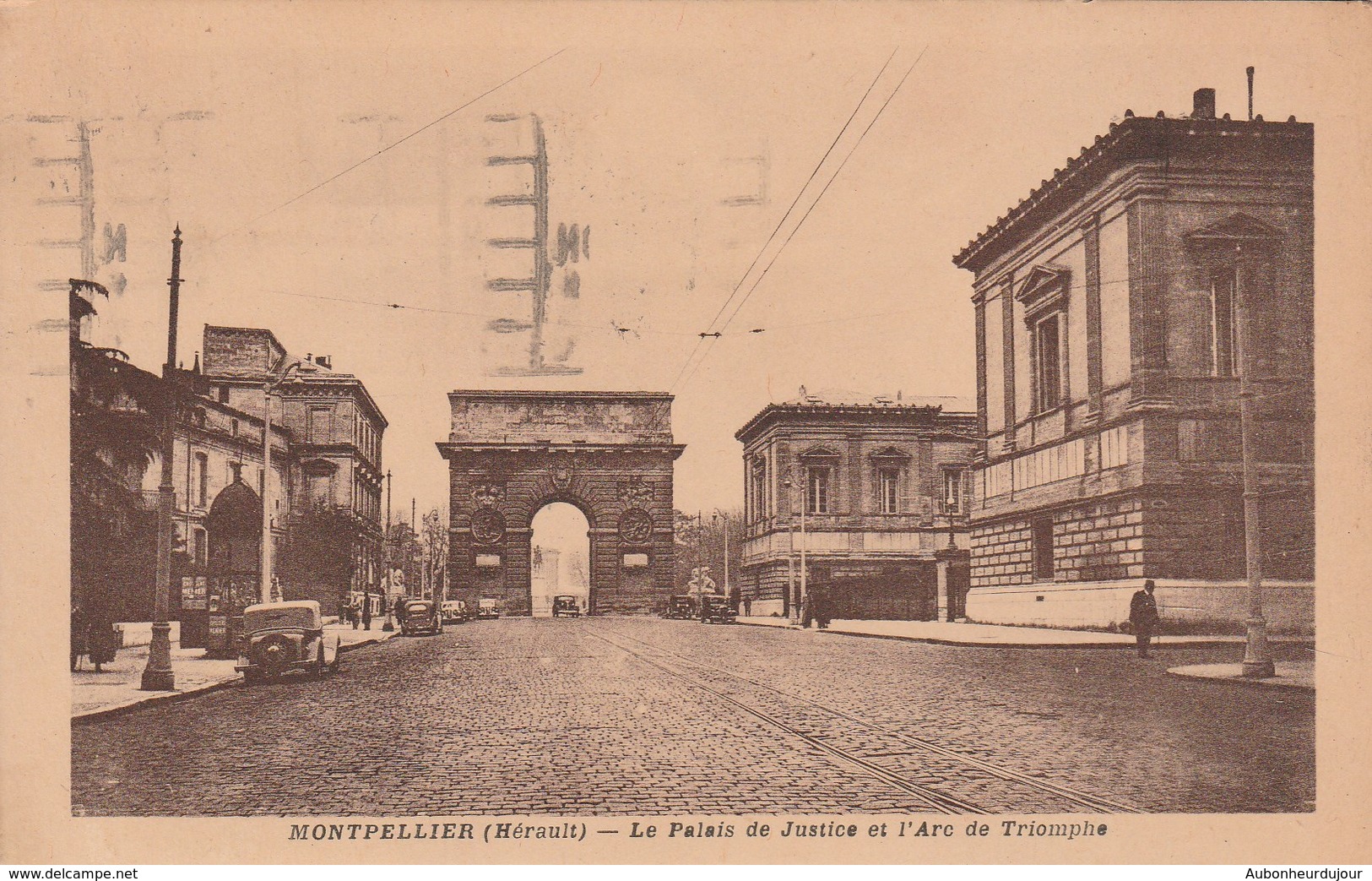 MONTPELLIER Le Palais De Justice Et L'arc De Triomphe 446D - Montpellier