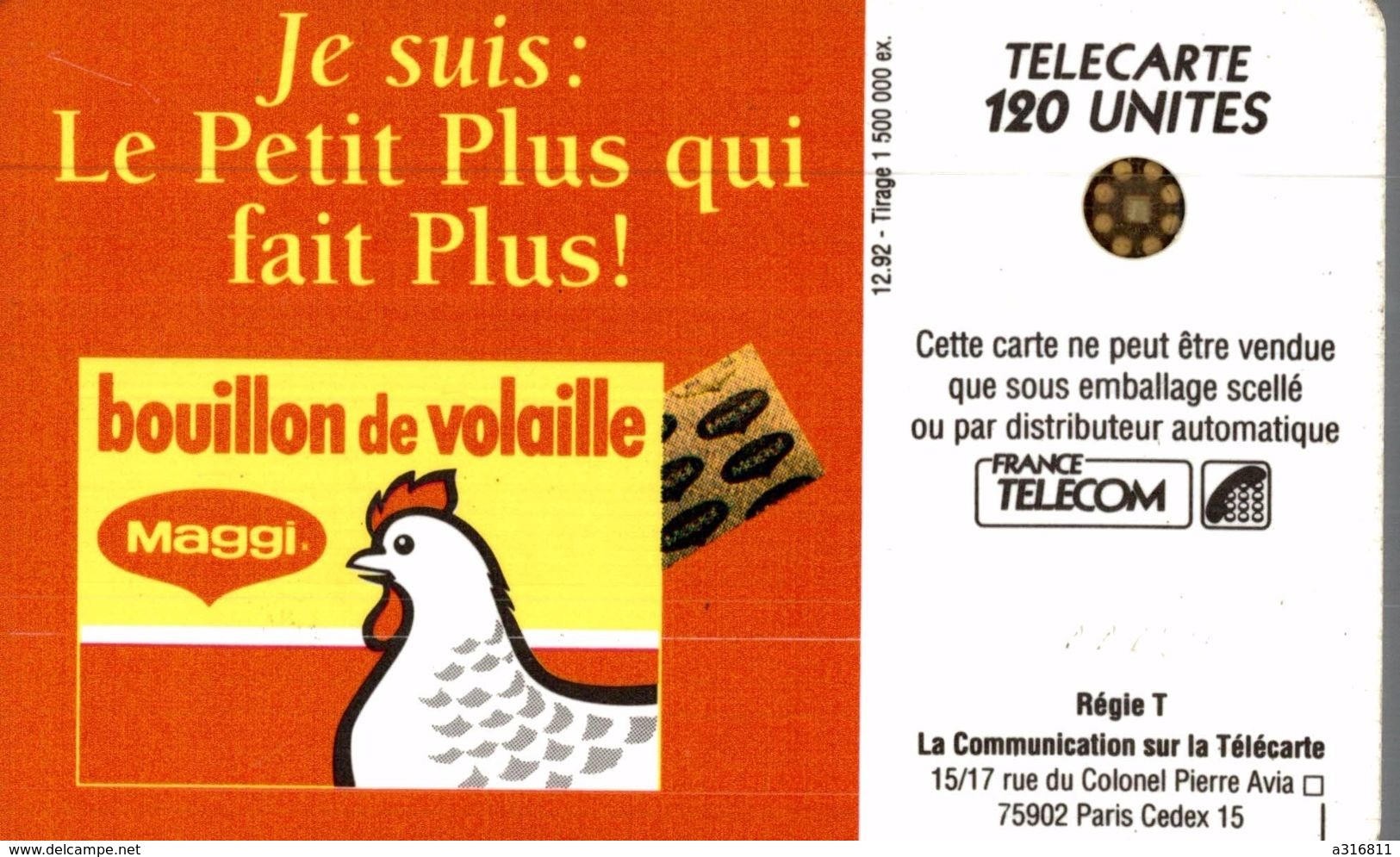 BOUILLON DE VOLAILLE MAGGI - 120 Unità