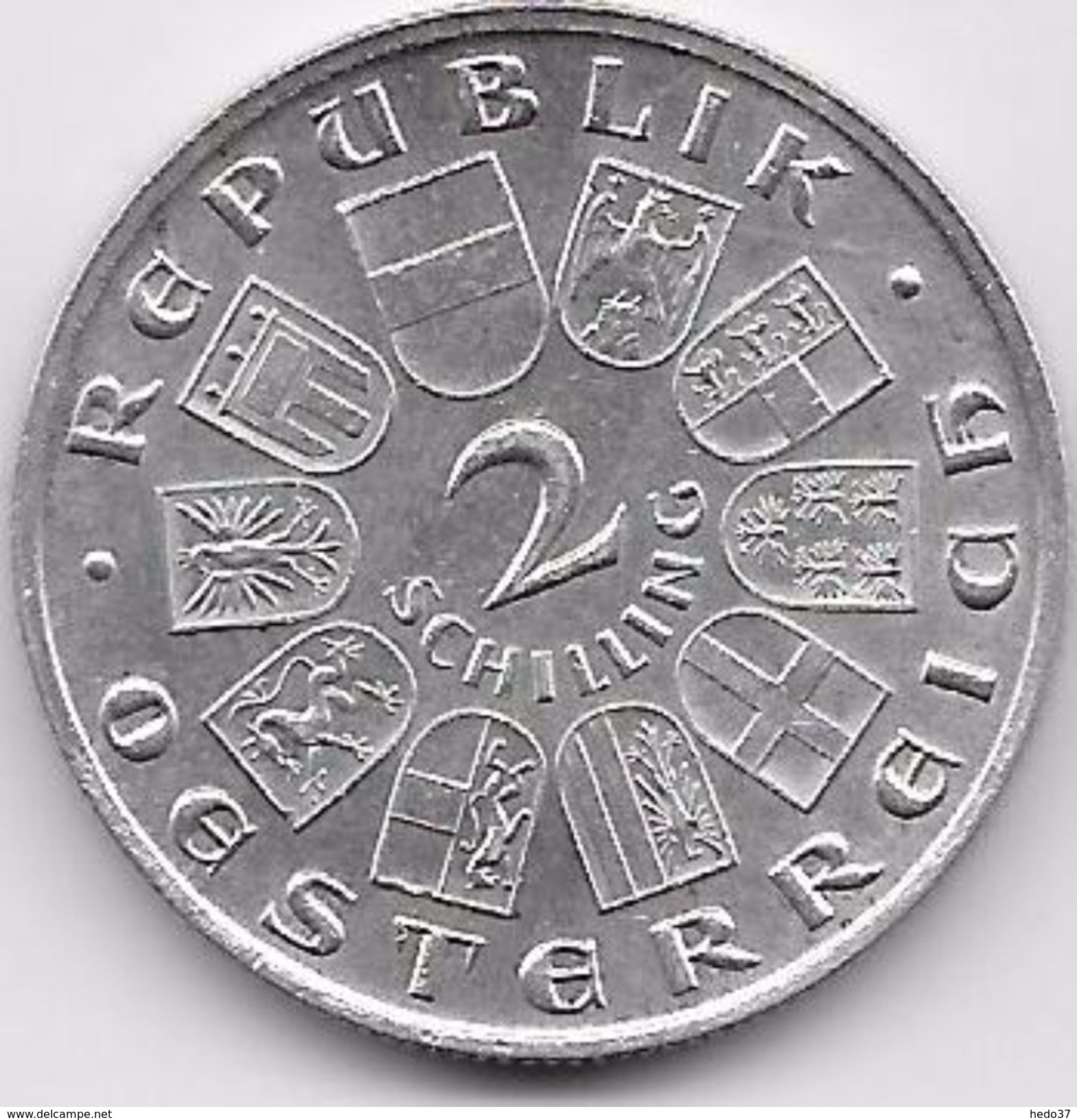 Autriche - 2 Schilling 1928  - Argent - Austria