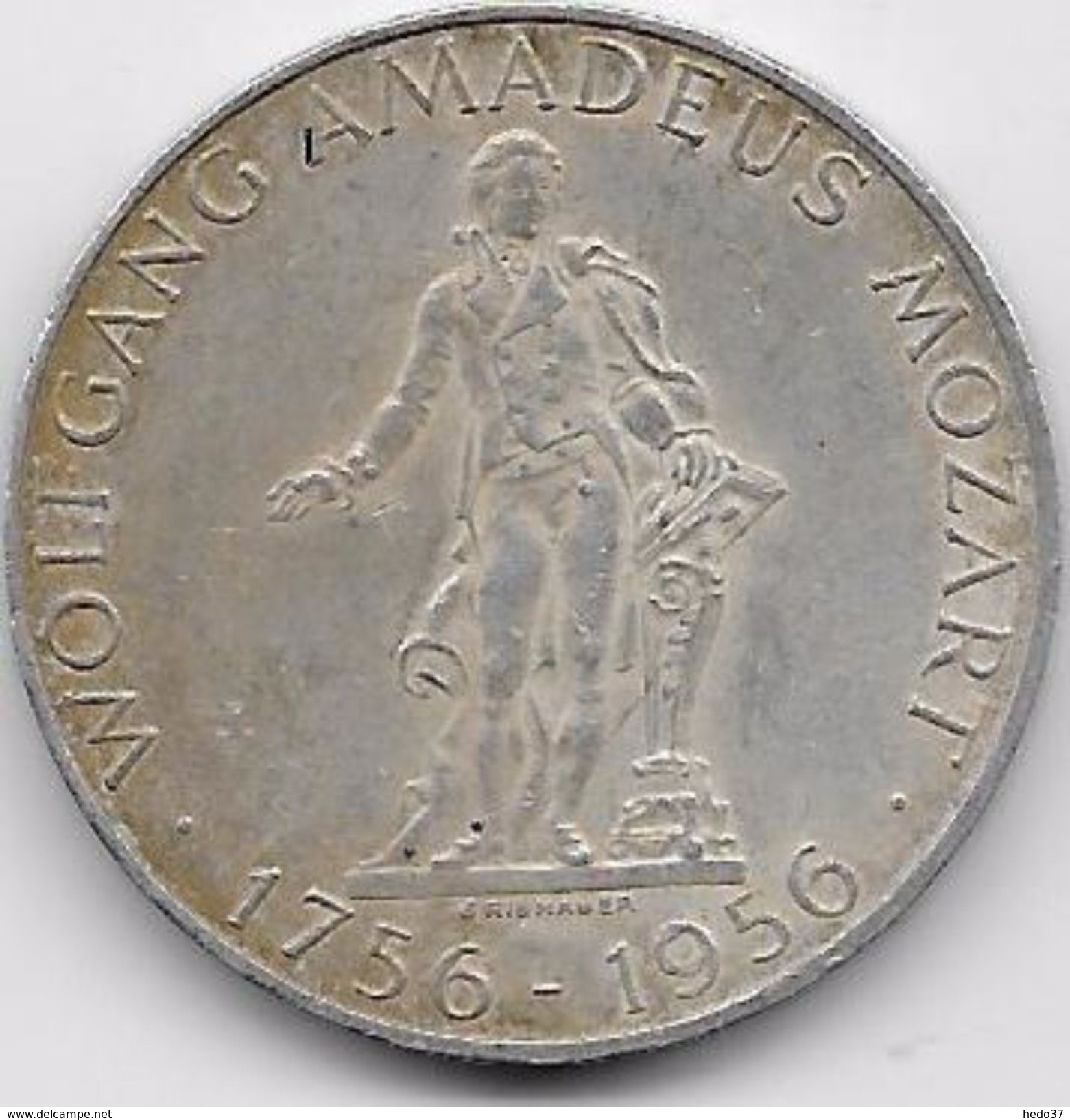 Autriche - 25 Schilling - 1956 - Argent - Autriche