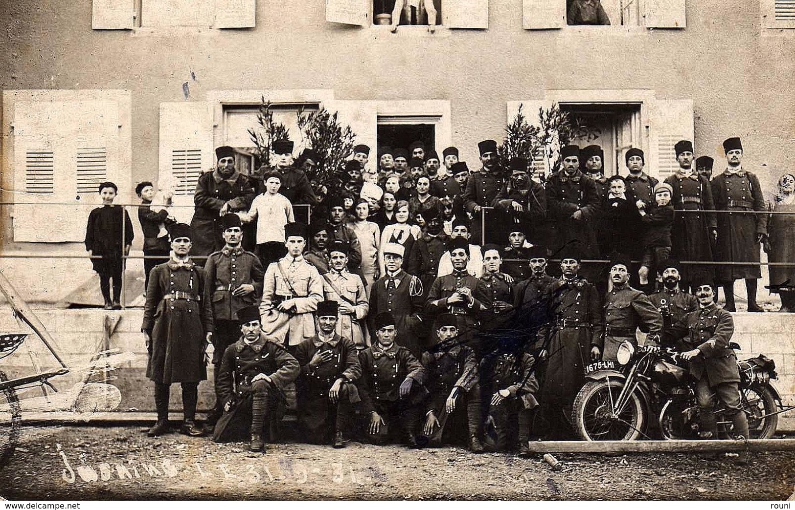 JUSMING 31 9 31 ?? OU INSMING -  ( Carte Photo, Groupe De Militaires -UNIQUE) - A Identifier