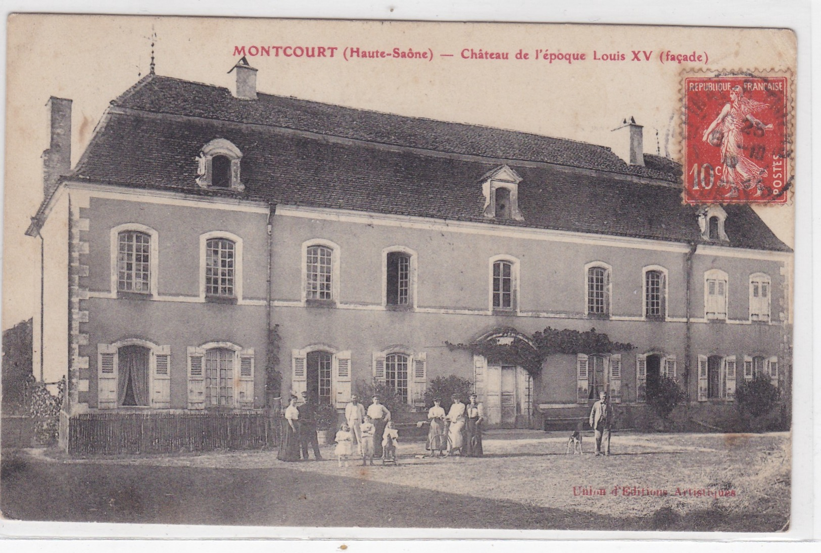 Montcourt - Château De L'époque Louis XV (façade) - Autres & Non Classés