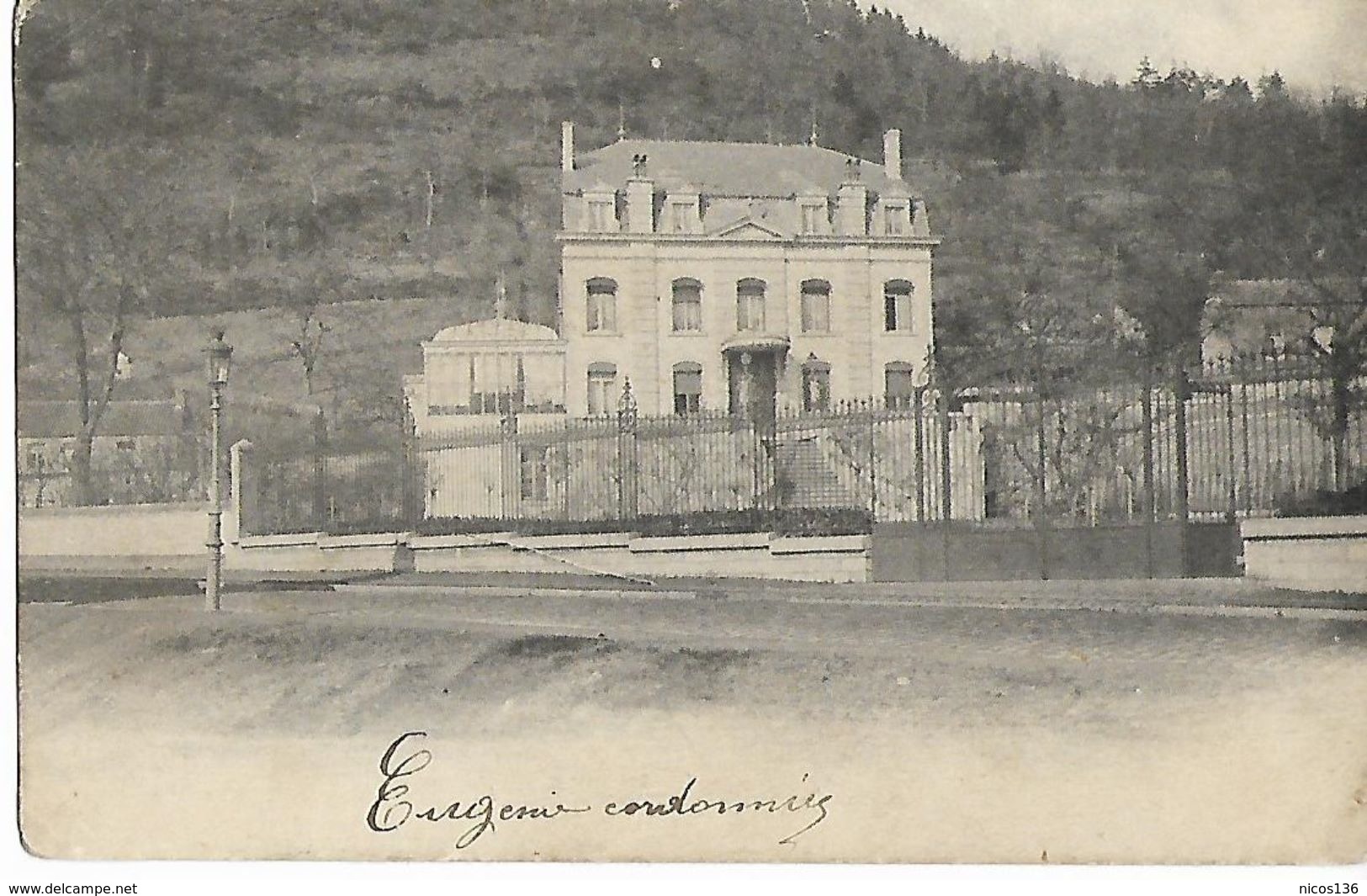 ENVIRONS D'ENGIS ??    VILLA  ( Ecrite 1909 ) - Engis