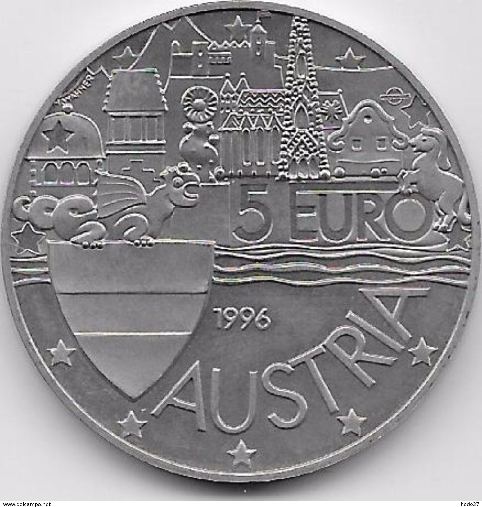 Autriche - 5 Euro 1996 - Austria