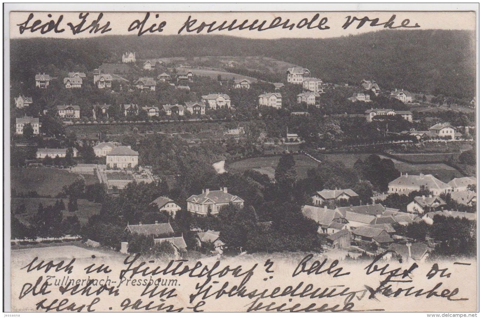 AK - TULLNERBACH-PRESSBAUM - Panorama Mit Villenviertel 1915 - St. Pölten