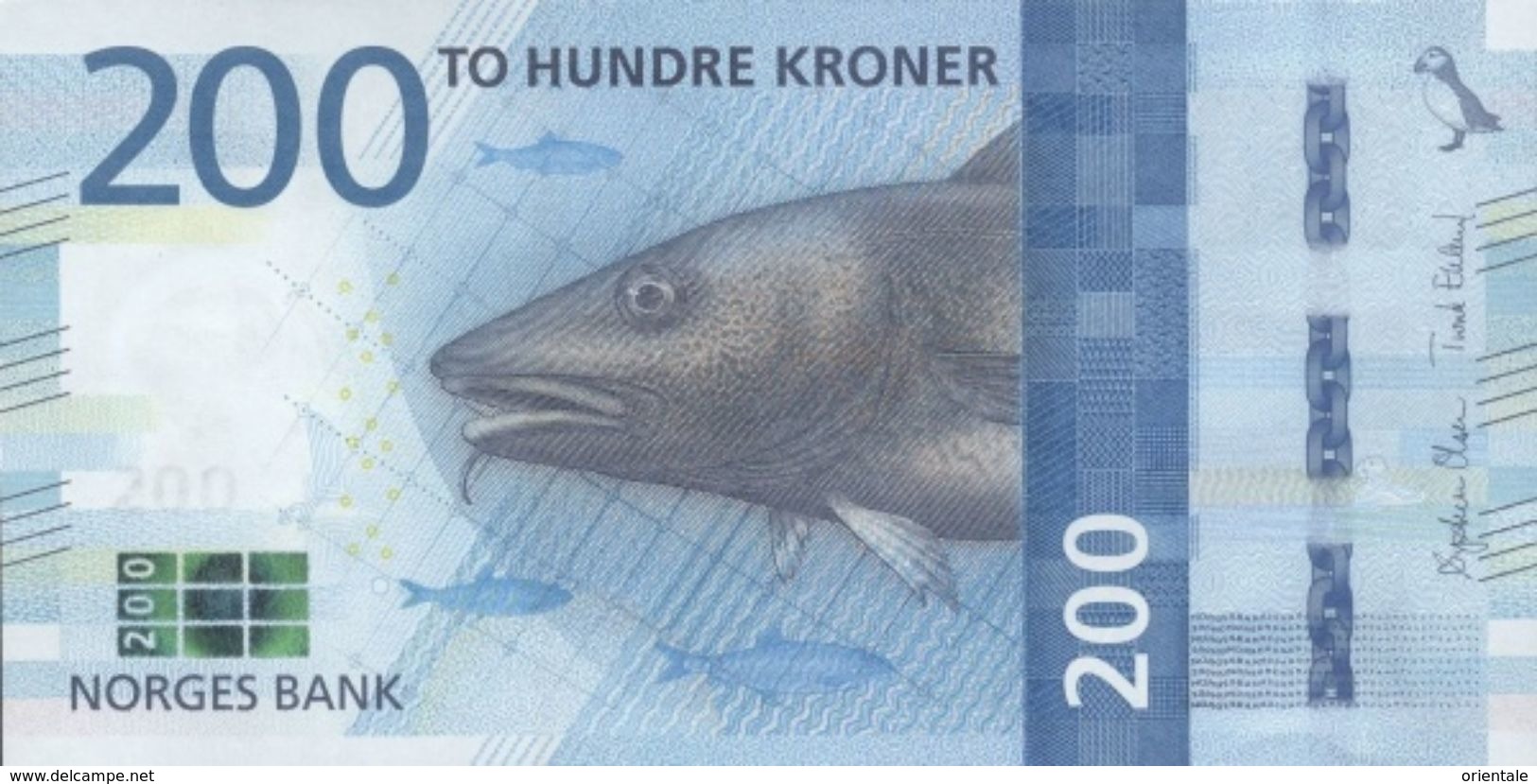 NORWAY P. NEW 200 K 2016 UNC - Norway