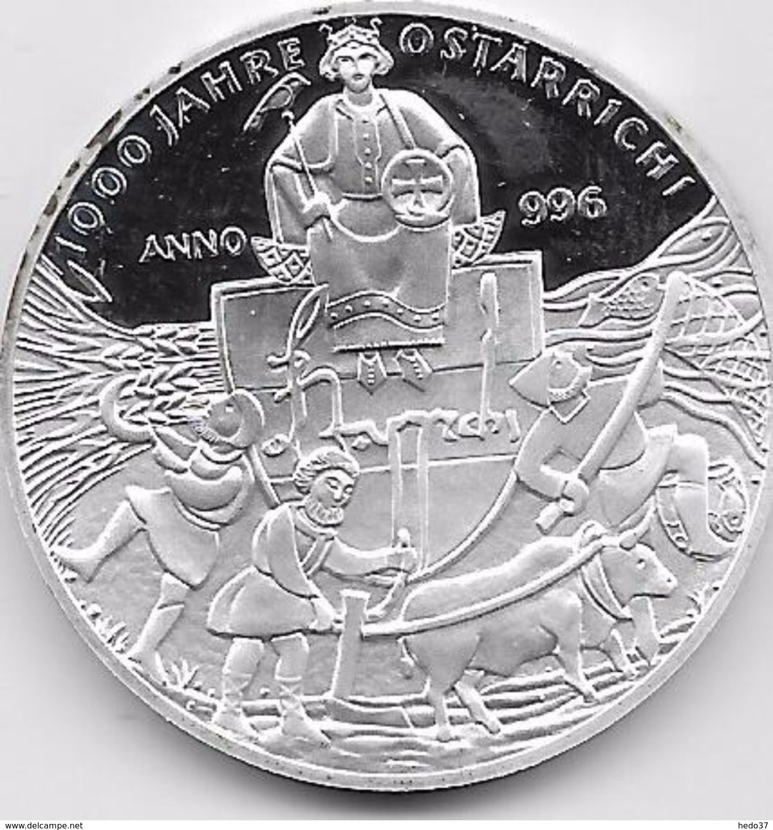 Autriche - 20 Euro Argent - 1996 - Autriche