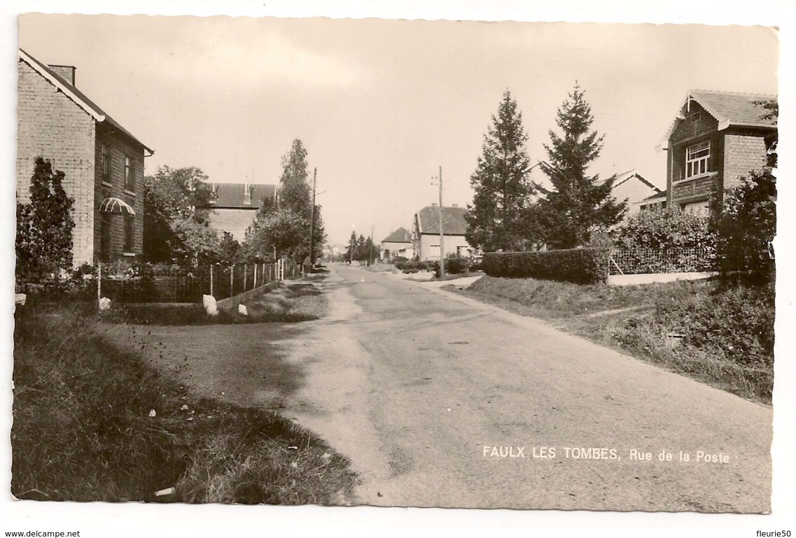 FAULX LES TOMBES, Rue De La Poste. Oblitération 1971 Vers Morlanwelz. - Gesves