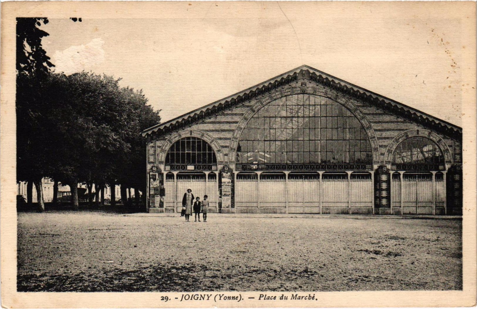 JOIGNY (89) La Place Du Marché - Rare - Belle Carte écrite Au Verso - Joigny