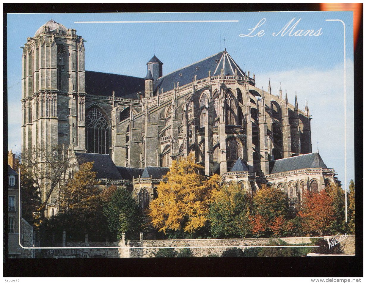 CPM Neuve 72 LE MANS La Cathédrale St Julien Vue De La Place Des Jacobins - Le Mans