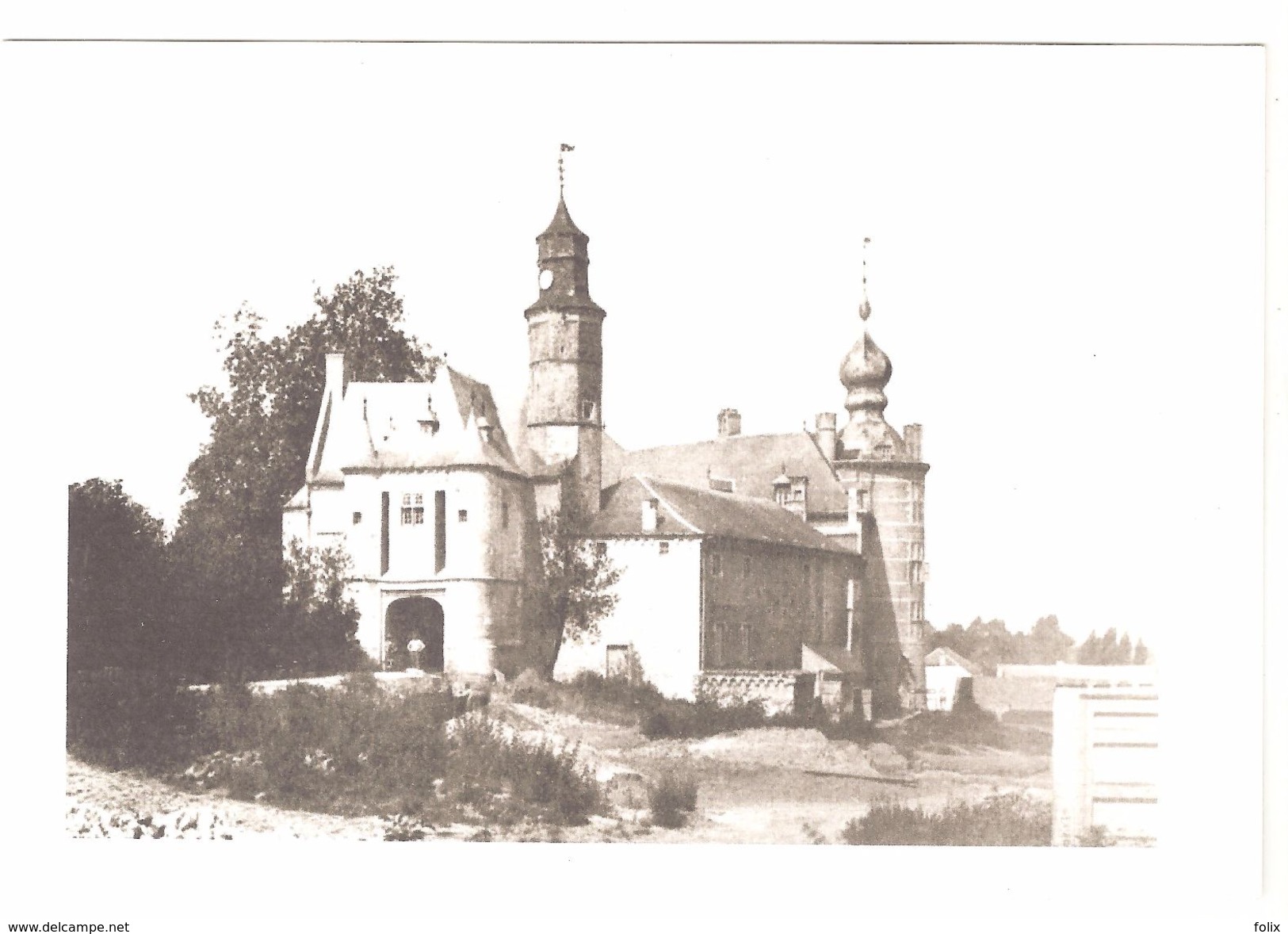 Trazegnies - Le Château - éd. PC 41 - Papier Reliëf - Courcelles