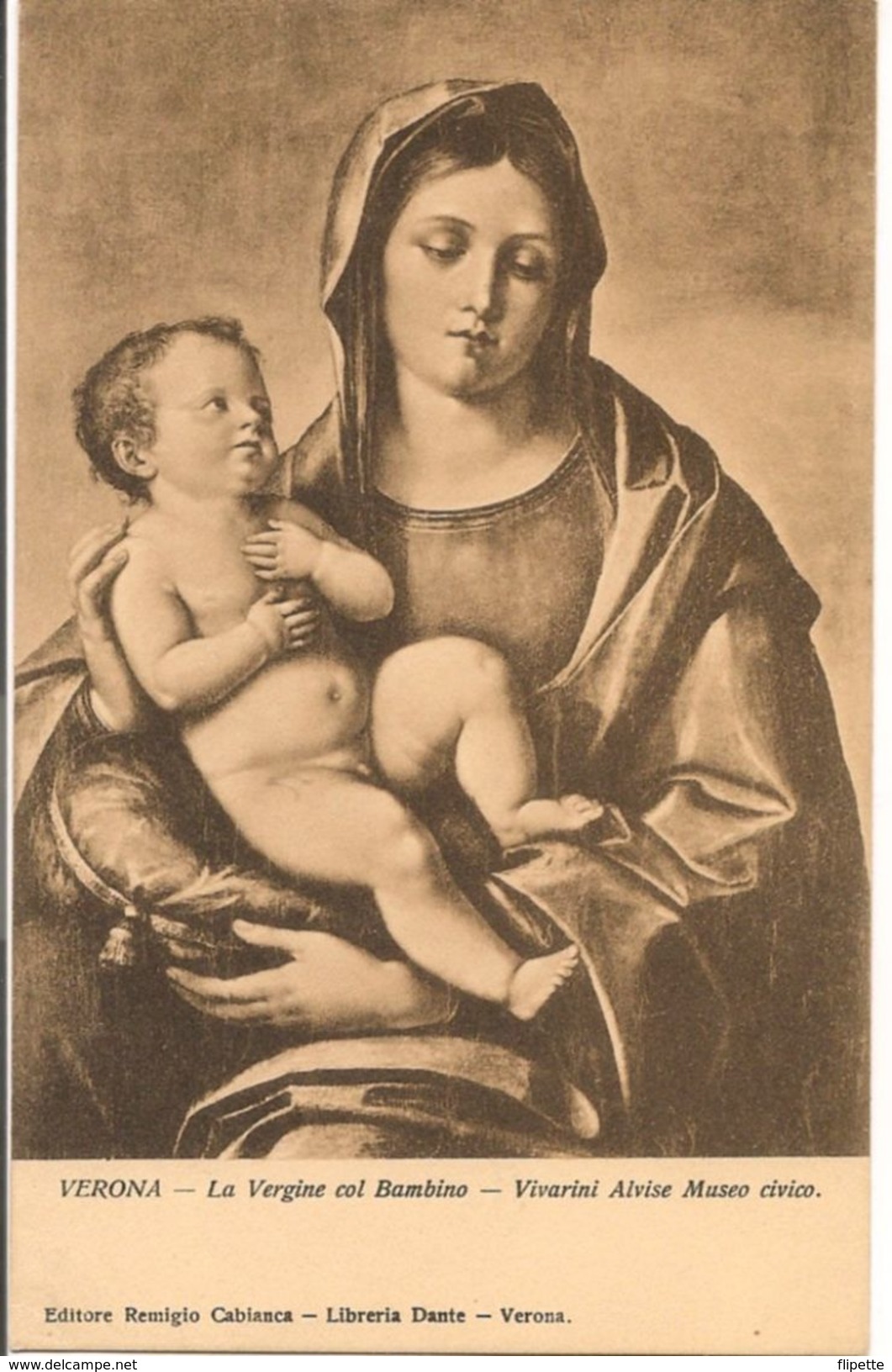 L40B064 - La Vierge Col Bambino - Vivarini Alvise Museo Civico. Remiglio Cabianca - Vergine Maria E Madonne