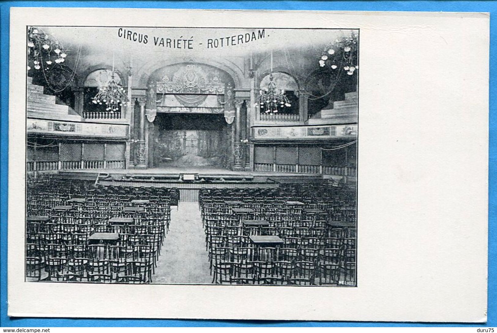 Hollande - Rare - ROTTERDAM Circus Variété ( Intérieur Salle Spectacle ) Dos Non Divisé Très Bon état - Rotterdam