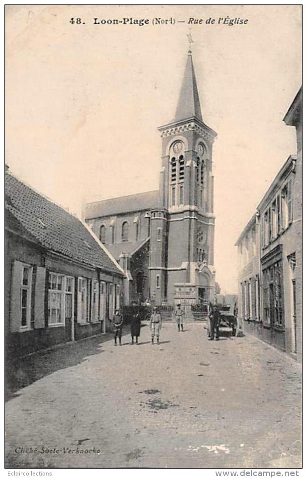 Loon Plage       59       Rue De L'Eglise               (voir Scan) - Andere & Zonder Classificatie