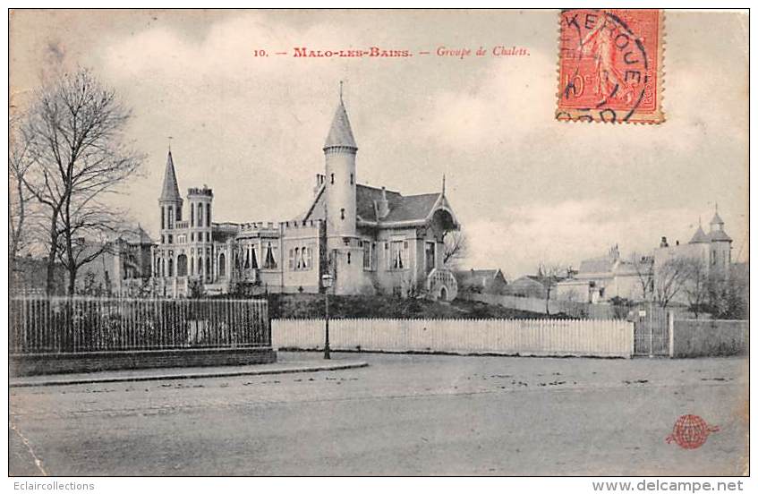 Malo Les Bains      59        Groupe De Châlets          (voir Scan) - Malo Les Bains