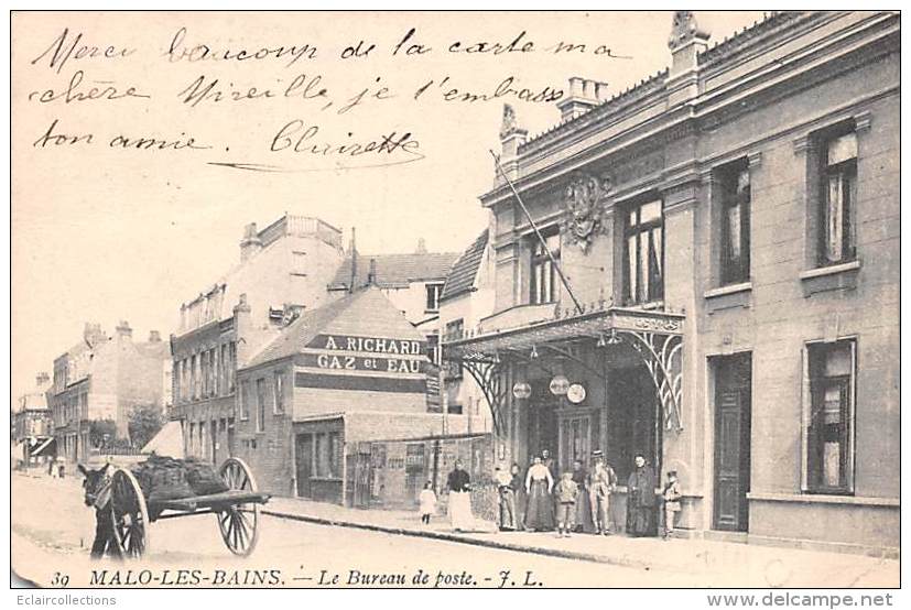 Malo Les Bains      59        Bureau De Poste        (voir Scan) - Malo Les Bains