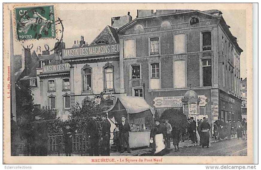 Maubeuge      59       Le Square Du Pont Neuf                             (voir Scan) - Maubeuge