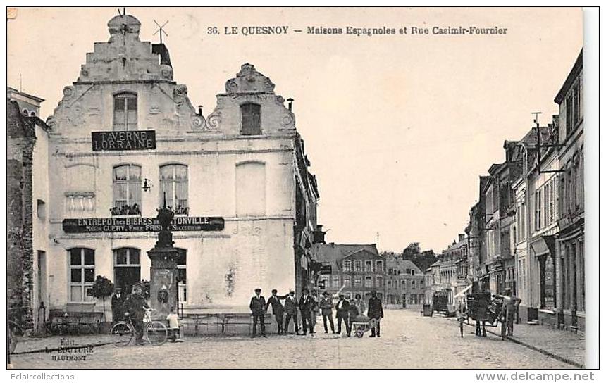 Le Quesnoy      59       Maison Espagnole.  Taverne Lorraine      (voir Scan) - Le Quesnoy