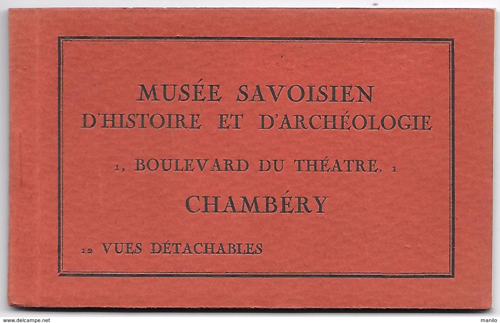 73 - CHAMBERY - Carnet 12 Vues Détachables (11 Seulement) MUSEE SAVOISIEN D'HISTOIRE Et D'ARCHEOLOGIE Photos A.S. - Chambery