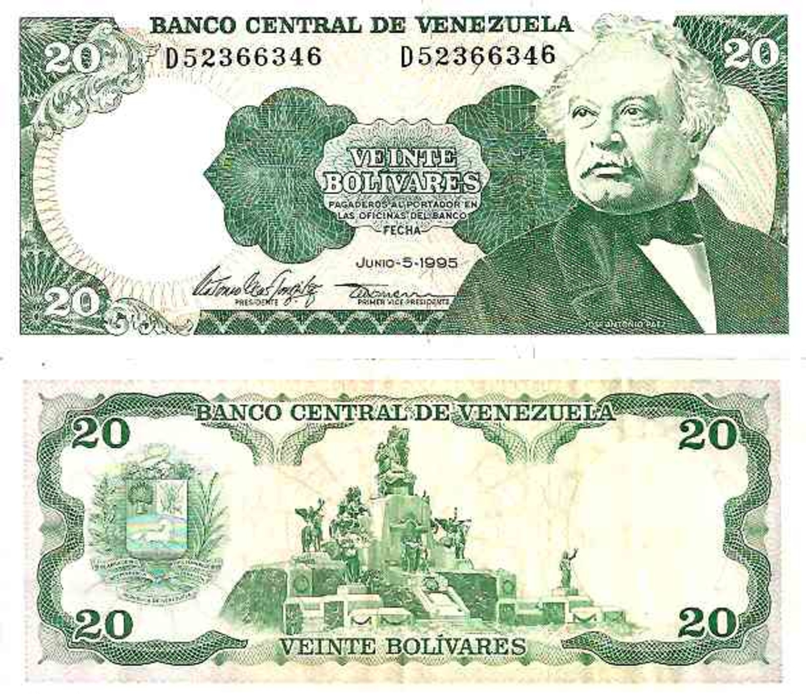 Venezuela 20 BOLIVARES Pick 63e Neuf - Venezuela