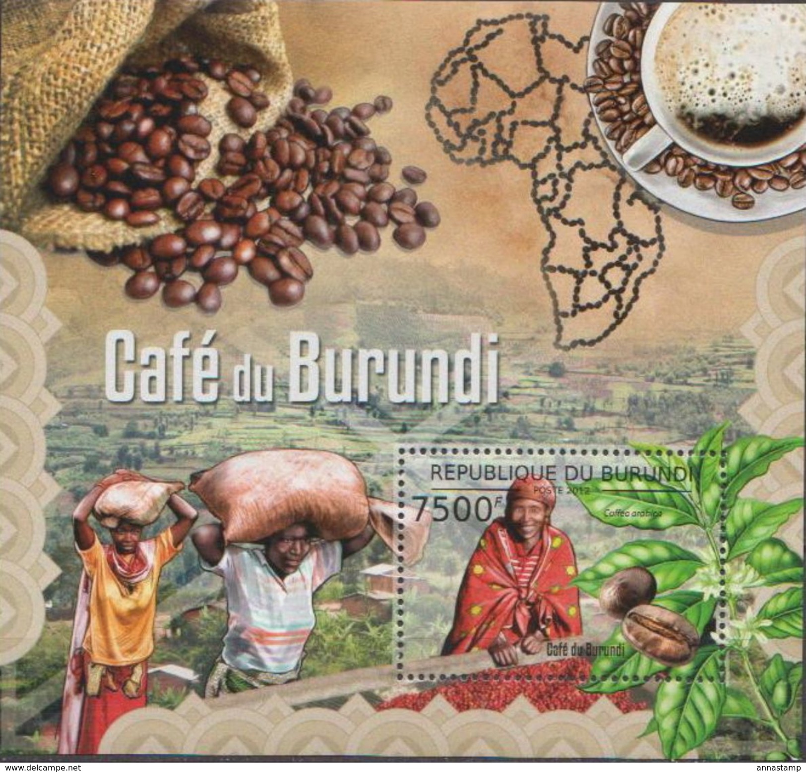 Burundi MNH Caffes Sheetlet And SS - Other & Unclassified