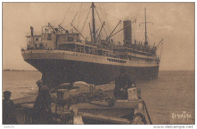 Transports - Bâteau - Paquebot - Liner R.M.S. Orbita Liverpool  - Pacific Line - Steamers