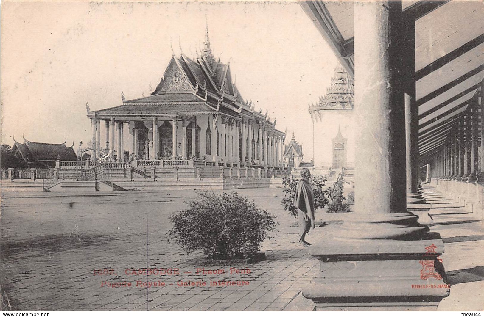 ¤¤  -  CAMBODGE   -  PHNOM-PENH  -  Pagode Royale  -  Galerie Intérieure     -  ¤¤ - Kambodscha