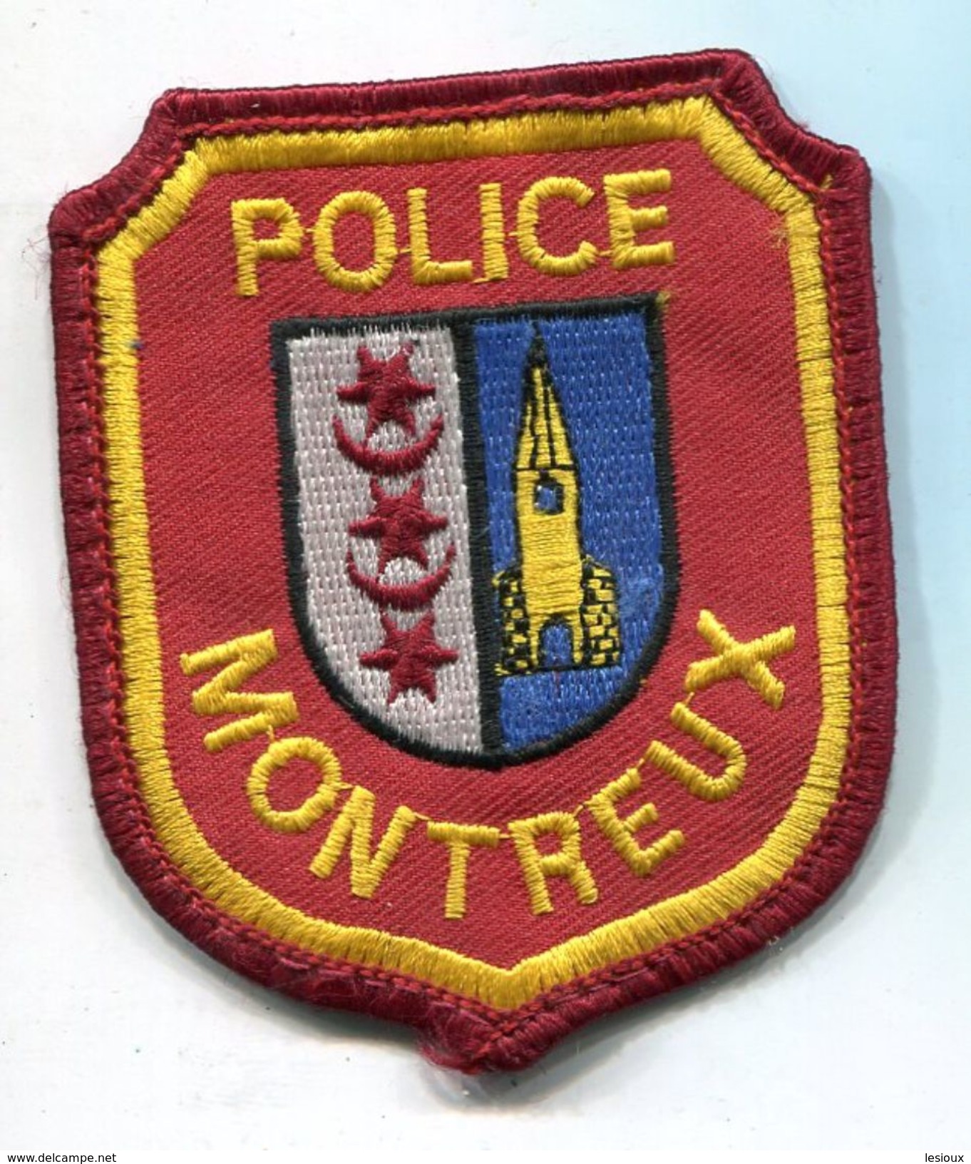 P236 PATCH ECUSSON POLICE DE MONTREUX SUISSE 68X82 MM - Police & Gendarmerie