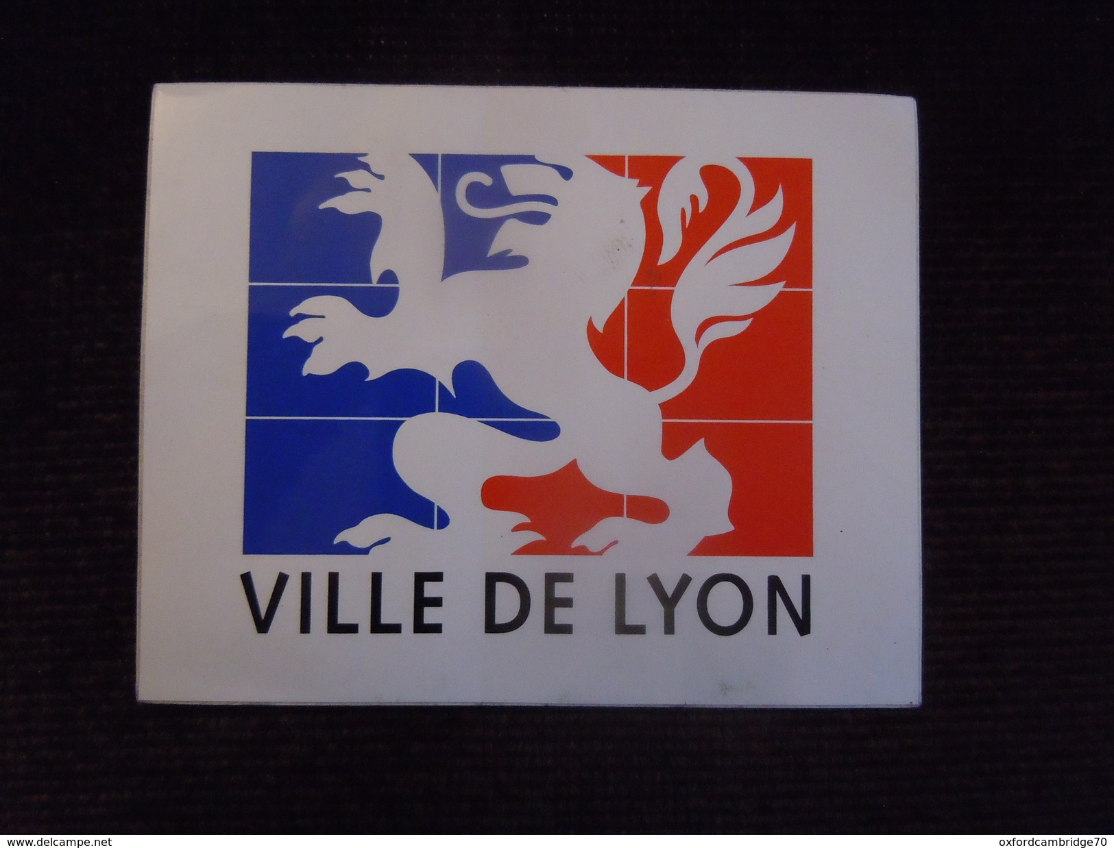 Autocollant / Stickers De 10 Cm , Ville De Lyon - Stickers