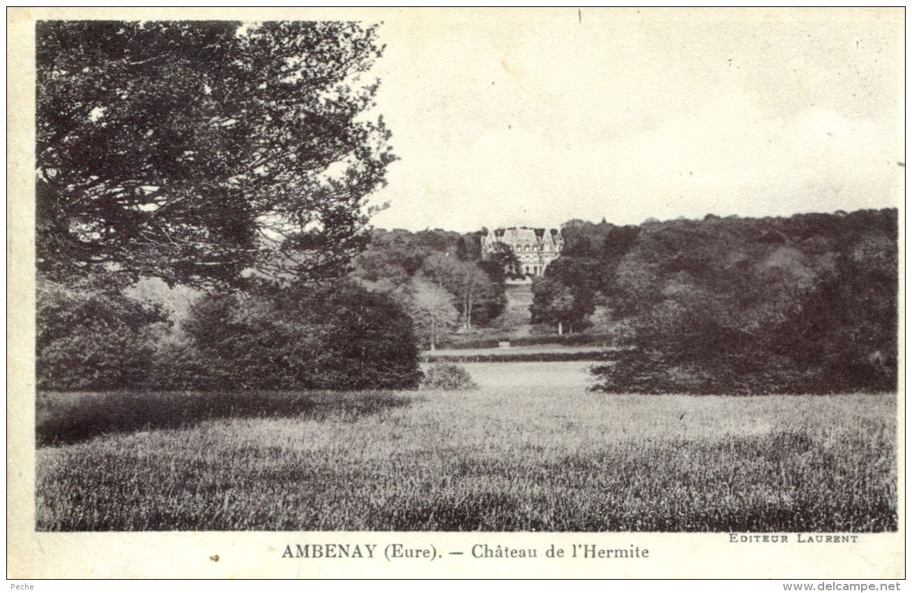 N°59458 -cpa Ambenay -château De L'Hermite- - Autres & Non Classés