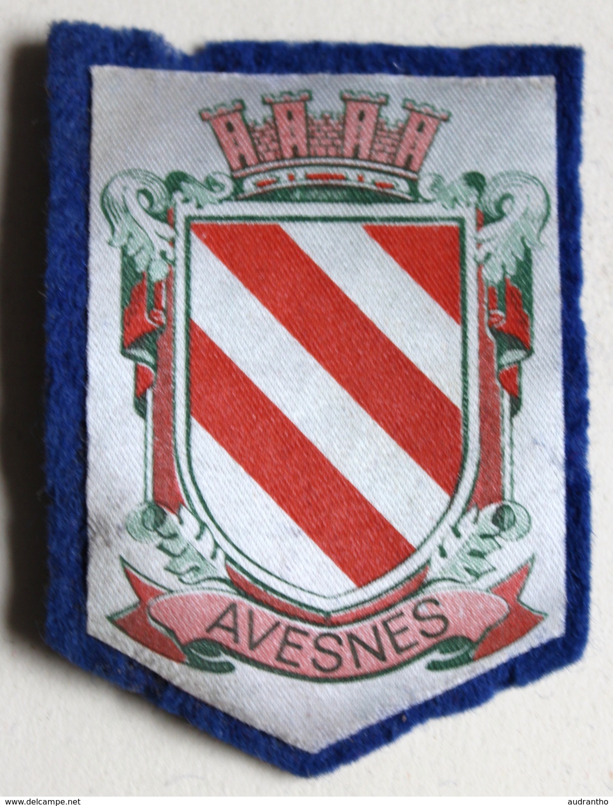 écusson Ancien Blason Avesnes Grégoire - Ecussons Tissu