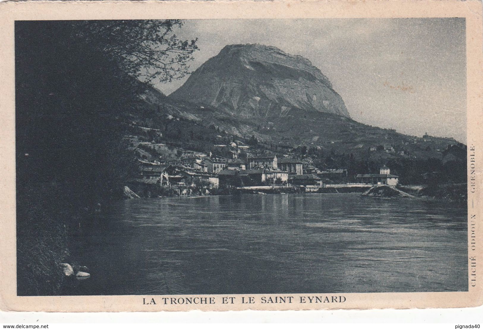 Cp , 38 , LA TRONCHE Et Le SAINT-EYNARD - La Tronche