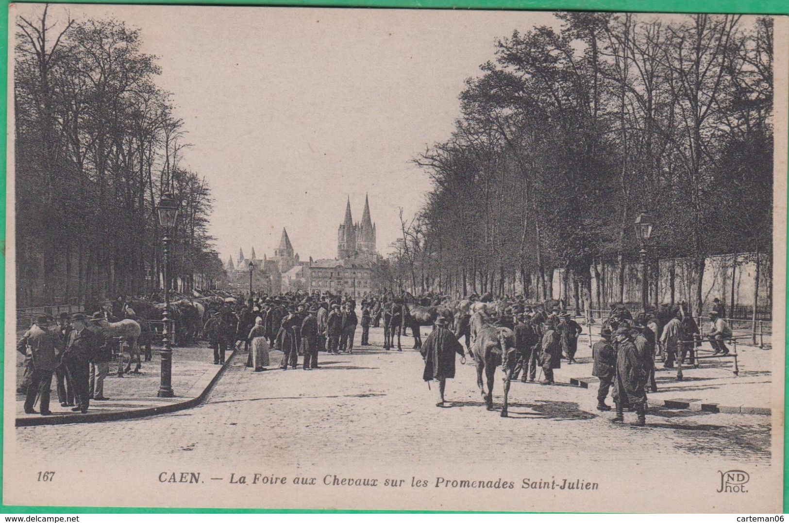 14 - Caen - La Foire Auc Chevaux Sur Les Promenades Saint Julien - Editeur: ND Phot N°167 - Caen