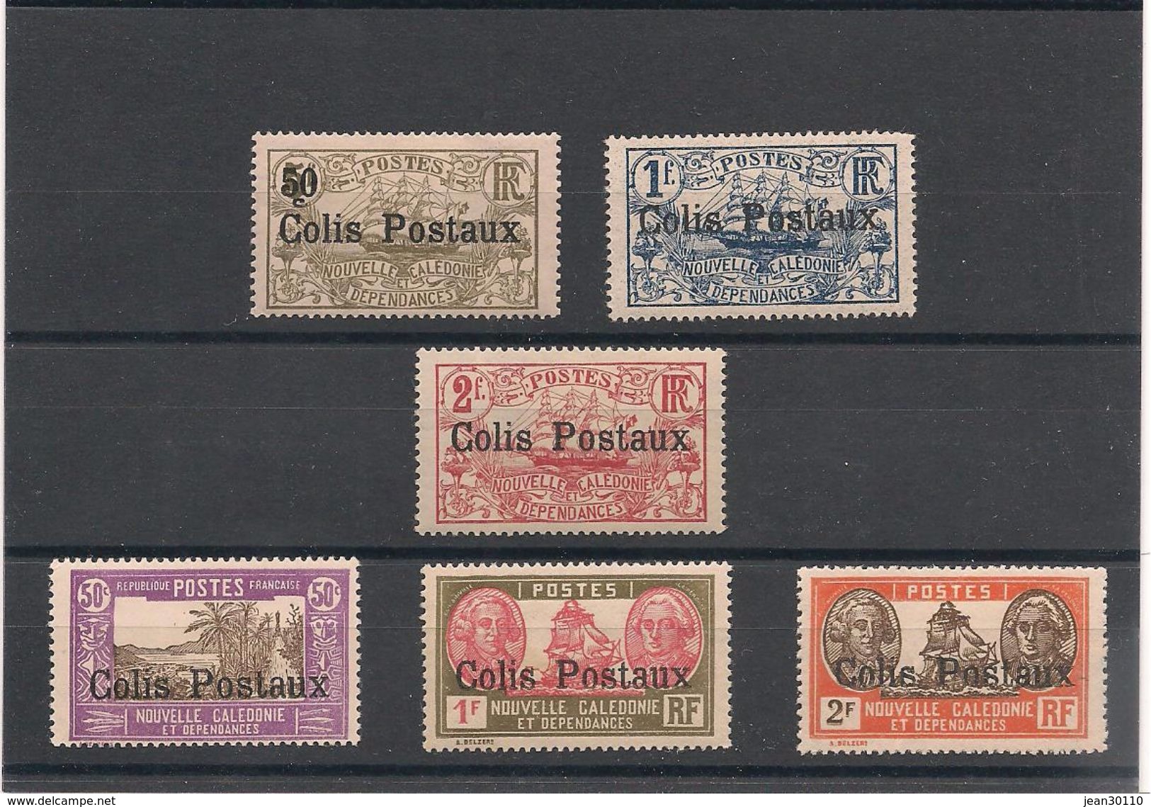 NOUVELLE CALÉDONIE Colis Postaux  Années 1926/30 N°Y/T : 1/6* - Unused Stamps