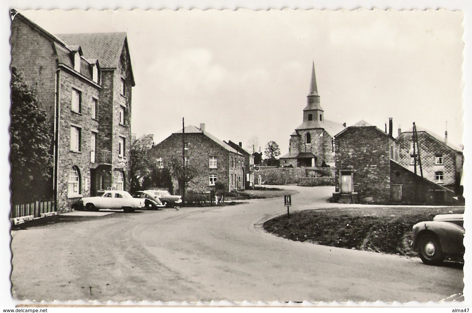 Villance - Le Centre - OLDTIMER - Circulé 1969 - Otto Lejeune, Magasin Delhaize, Villance - Libin