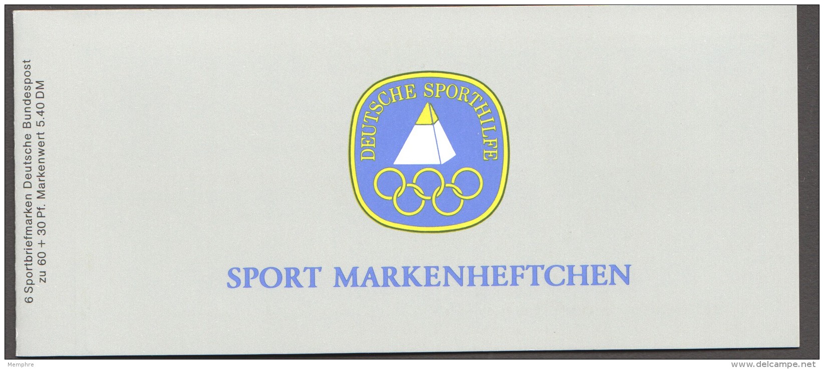 1982 Sport Markenheftchen  Dauerlauf  MiNr 1127  X6  &uml;Postfrisch - Sonstige & Ohne Zuordnung