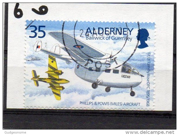 ALDERNEY 1995 Tommy Rose 35p Used Miles Aerovan - Alderney