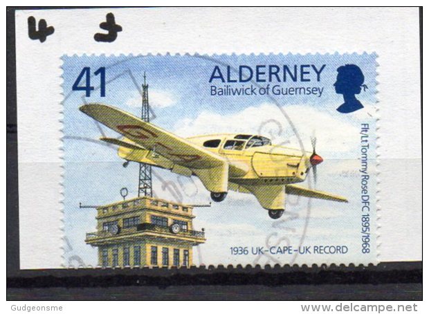 ALDERNEY 1995 Tommy Rose 41p Used Miles Falcon Six - Alderney