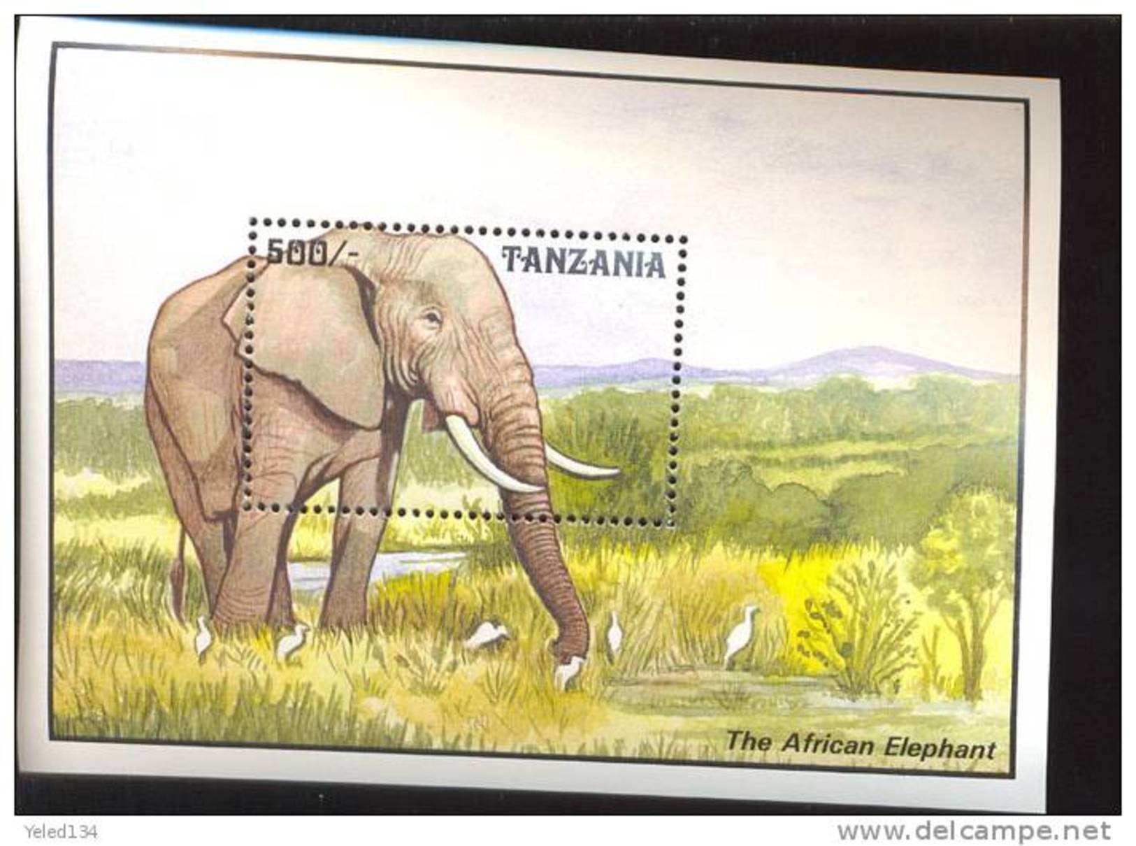 TANZANIA   1029  MINT NEVER HINGED SOUVENIR SHEET OF ANIMALS ; ELEPHANT - Non Classés