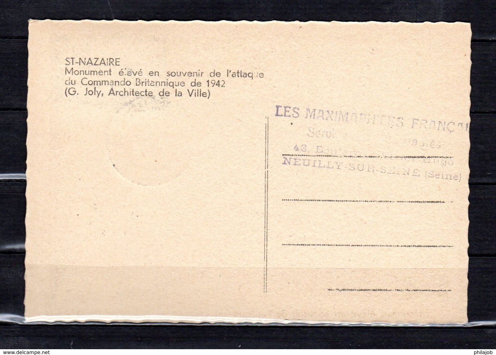 FRANCE 1948 " DEBARQUEMENT BRITANNIQUE A SAINT-NAZAIRE " Sur Carte Maximum De 1948. N° YT 786. Voir Les 2 Scans. CM - Militares