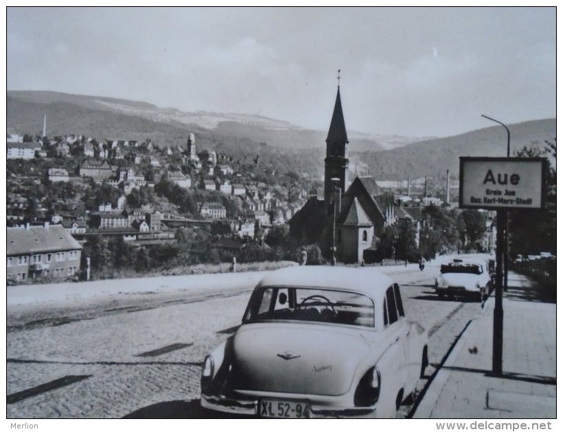 D154942  Aue Im Erzgebirge Sachsen - Automobile Wartburg - Aue