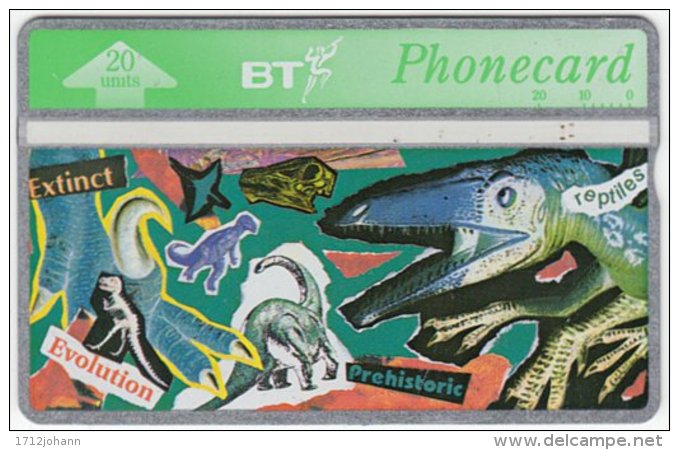 GREAT BRITAIN D-610 Hologram BT - Prehistoric Animal, Dinosaur - 307F - Used - BT Allgemeine