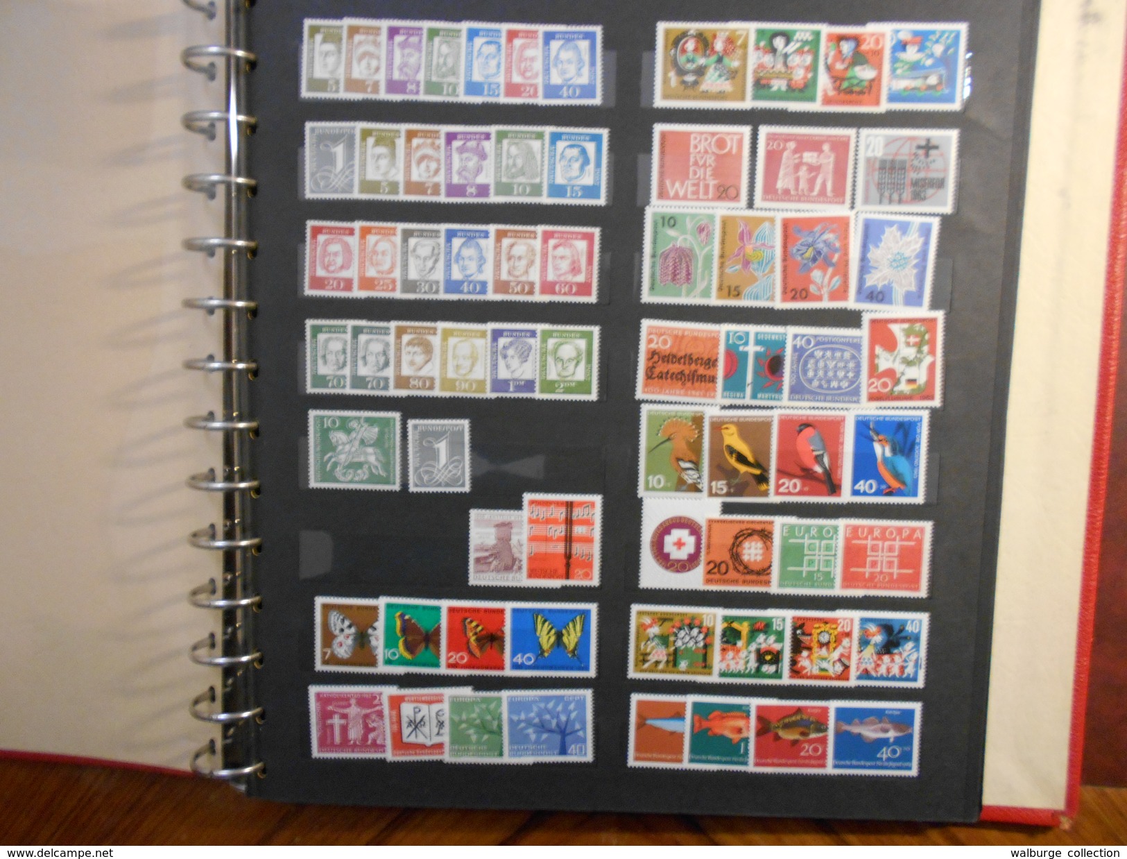 ALLEMAGNE(Rép.Féd) ANNEES 60s. JOLIE COLLECTION NEUVE XX DONT SERIES COMPLETES (1931) 1 KILO 150 - Unused Stamps